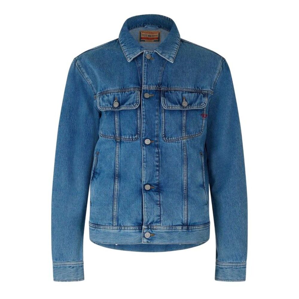 Diesel Mens Barcy Denim Jacket / Blue Denim